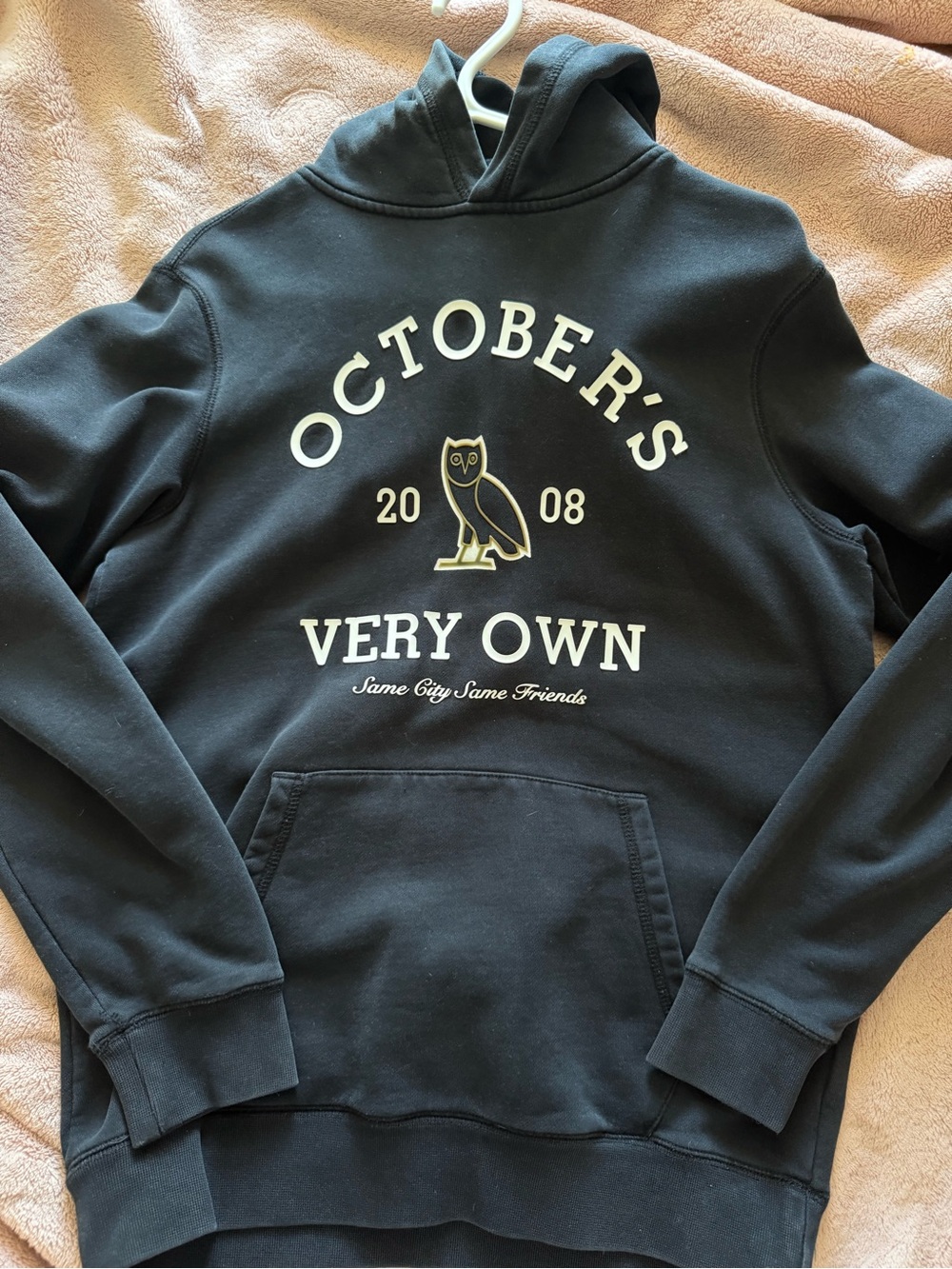 OVO Black Hoodie with White Logo